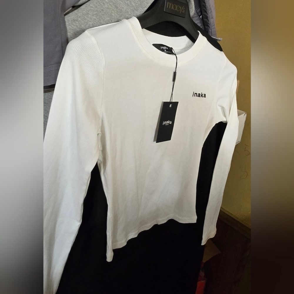 Inaka‎ Power White Long Sleeve Tee